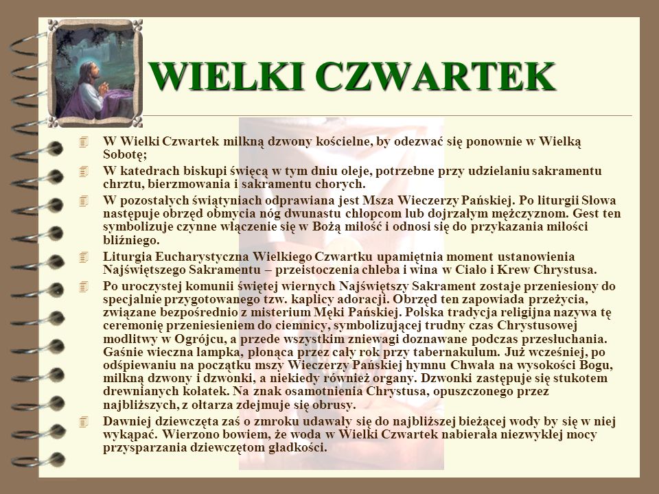 W Wielki Czwartek milkną dzwony kościelne